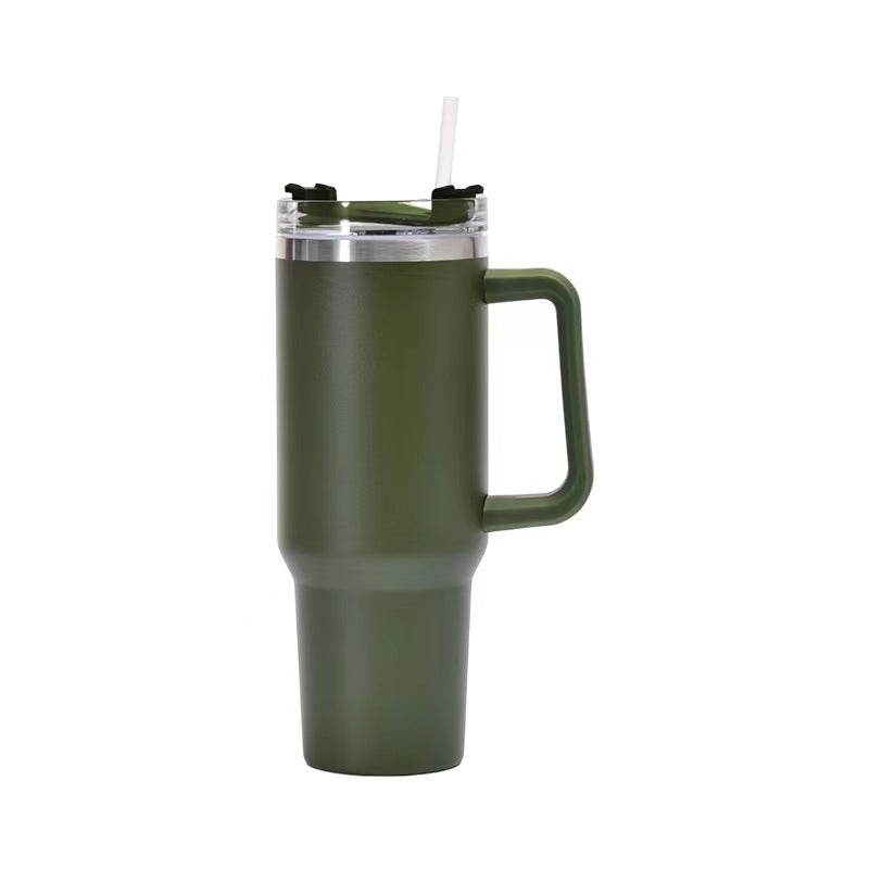 40oz Stainless Steel Insulated Tumbler with Straw