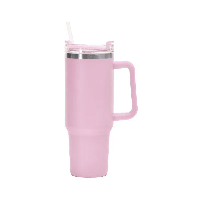 40oz Stainless Steel Insulated Tumbler with Straw