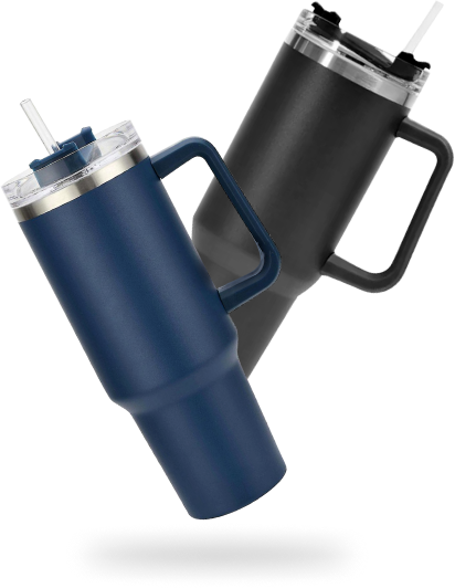 40oz Stainless Steel Insulated Tumbler with Straw